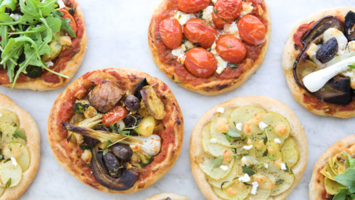 Mini pizza Vegetarian